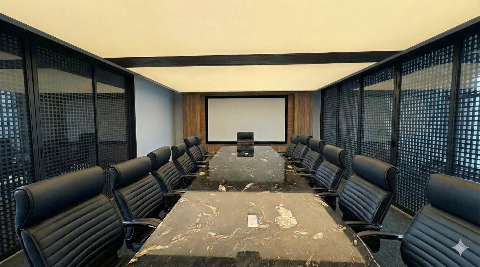 Sala de reuniones de la oficina de VGV en Miami